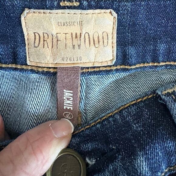 Driftwood Jackie Floral Embrodiered Jean Boho Sundance 26x30 - Picture 4 of 11